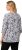 Ulla Popken Number Print 3/4 Sleeve Tee Snow White - Печатни тениски за жени - 