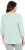 Ulla Popken Metallic Lettering 3/4 Sleeve Tee Mint Green - Печатни тениски за жени - 