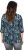 Ulla Popken Graphic Print Square Neck Tee Black - Печатни тениски за жени - 