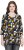 Ulla Popken Graphic Print 3/4 Sleeve Tee Black - Печатни тениски за жени - 