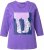 Ulla Popken Fashion Graphic T-Shirt Purple - Печатни тениски за жени - 