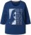 Ulla Popken Inspirational Graphic Lettering 3/4 Sleeve Tee Dark Blue - Печатни тениски за жени - 