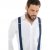 JP1880 Suspenders X-Shape Navy - Аксесоари - 