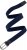 Ulla Popken Elastic Belt Blue - Дамски колани - 