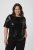 Kaffe Curve Mirana Sequin Blouse Black - Блузи - 