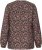Kaffe Curve Belle Blouse Pink Black Graphic Flower - Блузи - 