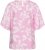 Kaffe Curve Marla Blouse Pink Frosting Chalk Leaf - Блузи - 
