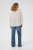 Kaffe Curve Lana Frill Blouse White - Блузи - 