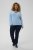 Kaffe Curve Jilanda V-Neck Pullover Blue - Пуловери и Трикотаж - 