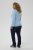 Kaffe Curve Jilanda V-Neck Pullover Blue - Пуловери и Трикотаж - 