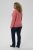 Kaffe Curve Jilanda V-Neck Pullover Red - Пуловери и Трикотаж - 