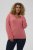 Kaffe Curve Jilanda V-Neck Pullover Red - Пуловери и Трикотаж - 