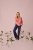 Kaffe Curve Jilanda V-Neck Pullover Red - Пуловери и Трикотаж - 
