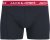Jack & Jones Hector Solid Trunks 3-Pack Navy/Red/Grey - Боксерки - мъжки боксерки големи размери