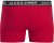 Jack & Jones Hector Solid Trunks 3-Pack Navy/Red/Grey - Боксерки - мъжки боксерки големи размери