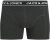 Jack & Jones Hector Solid Trunks 3-Pack Navy/Red/Grey - Боксерки - мъжки боксерки големи размери