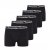 North Latitude 5-Pack Boxershorts Black - Боксерки - мъжки боксерки големи размери