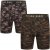 Kam Jeans 813 Camo Print Boxers Charcoal Khaki - Боксерки - мъжки боксерки големи размери