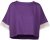 Nora Mikken AGNES Crop Top Purple - Тениски - 