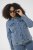 Kaffe Curve Vilana Denim Jacket Washed Blue - Дънкови якета - 