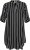 Kaffe Curve Milana Shirt Рокля Черен / Chalk райе - Рокли - 