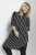 Kaffe Curve Milana Shirt Рокля Черен / Chalk райе - Рокли - 