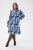 Kaffe Curve Sasja Рокля Blue Snake Flower - Рокли - 