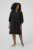 Kaffe Curve Dina Dress Black Deep - Миди рокли - 