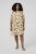 Kaffe Curve Marla Dress Oak Chalk Leaf - Миди рокли - Дамски миди рокли в големи размери