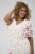 Kaffe Curve Rosa Mini Dress White Rose Border Flower - Мини рокли - 