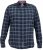 D555 Luton Checked Flanell Shirt Navy - Ризи - мъжки ризи големи размери