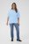 Kaffe Curve Minia Pullover Powder Blue Melange - Плетени пуловери - 