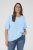 Kaffe Curve Minia Pullover Powder Blue Melange - Плетени пуловери - 