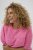 Kaffe Curve Minia Pullover Pink Power Melange - Плетени пуловери - 