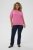 Kaffe Curve Minia Pullover Pink Power Melange - Плетени пуловери - 