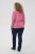 Kaffe Curve Minia Pullover Pink Power Melange - Плетени пуловери - 