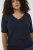 Kaffe Curve Leani Knitted Pullover Midnight Marine - Плетени пуловери - 