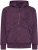 Kam Jeans 7082 Garment DYE with Zipper Hoodie Purple - Суичъри & cуичъри с качулка - мъжки суичъри големи размери
