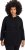 Ulla Popken Teddy Fleece Hooded Zip Neck Sweatshirt Black - Суичъри & cуичъри с качулка - 
