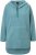 Ulla Popken Teddy Fleece Hooded Zip Neck Sweatshirt Ice Green - Суичъри & cуичъри с качулка - 
