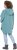 Ulla Popken Teddy Fleece Hooded Zip Neck Sweatshirt Ice Green - Суичъри & cуичъри с качулка - 