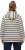 Ulla Popken Stripe Print Loungewear Hoodie Chalk - Суичъри & cуичъри с качулка - 