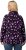 Ulla Popken Floral Print Drawstring Collar Hoodie Black - Суичъри & cуичъри с качулка - 