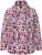 Ulla Popken Floral Print Drawstring Collar Hoodie Vanilla - Суичъри & cуичъри с качулка - 