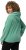 Ulla Popken Drawstring Hem Two-Tone Knit Hoodie Emerald Green - Суичъри & cуичъри с качулка - 