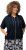 Ulla Popken Short Sleeve Zip-Up Hoodie Navy - Суичъри & cуичъри с качулка - 