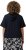 Ulla Popken Short Sleeve Zip-Up Hoodie Navy - Суичъри & cуичъри с качулка - 