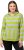 Ulla Popken Mixed Stripe Long Sleeve Hoodie Apple Green - Суичъри & cуичъри с качулка - 
