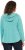 Ulla Popken Open Edged Long Sleeve V-Neck Hoodie Mint Green - Суичъри & cуичъри с качулка - 
