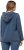 Ulla Popken Raw Hem Long Sleeve Hoodie Night Blue - Суичъри & cуичъри с качулка - 